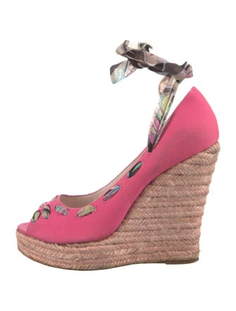 Emilio Pucci Canvas Pumps