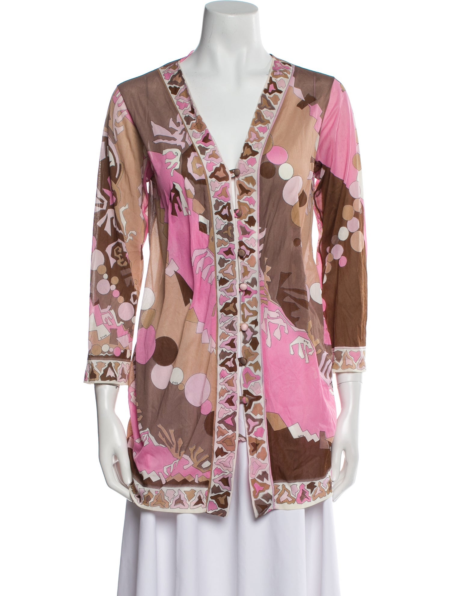 Emilio Pucci Vintage Late 1960's - Early 1970's Nightgown