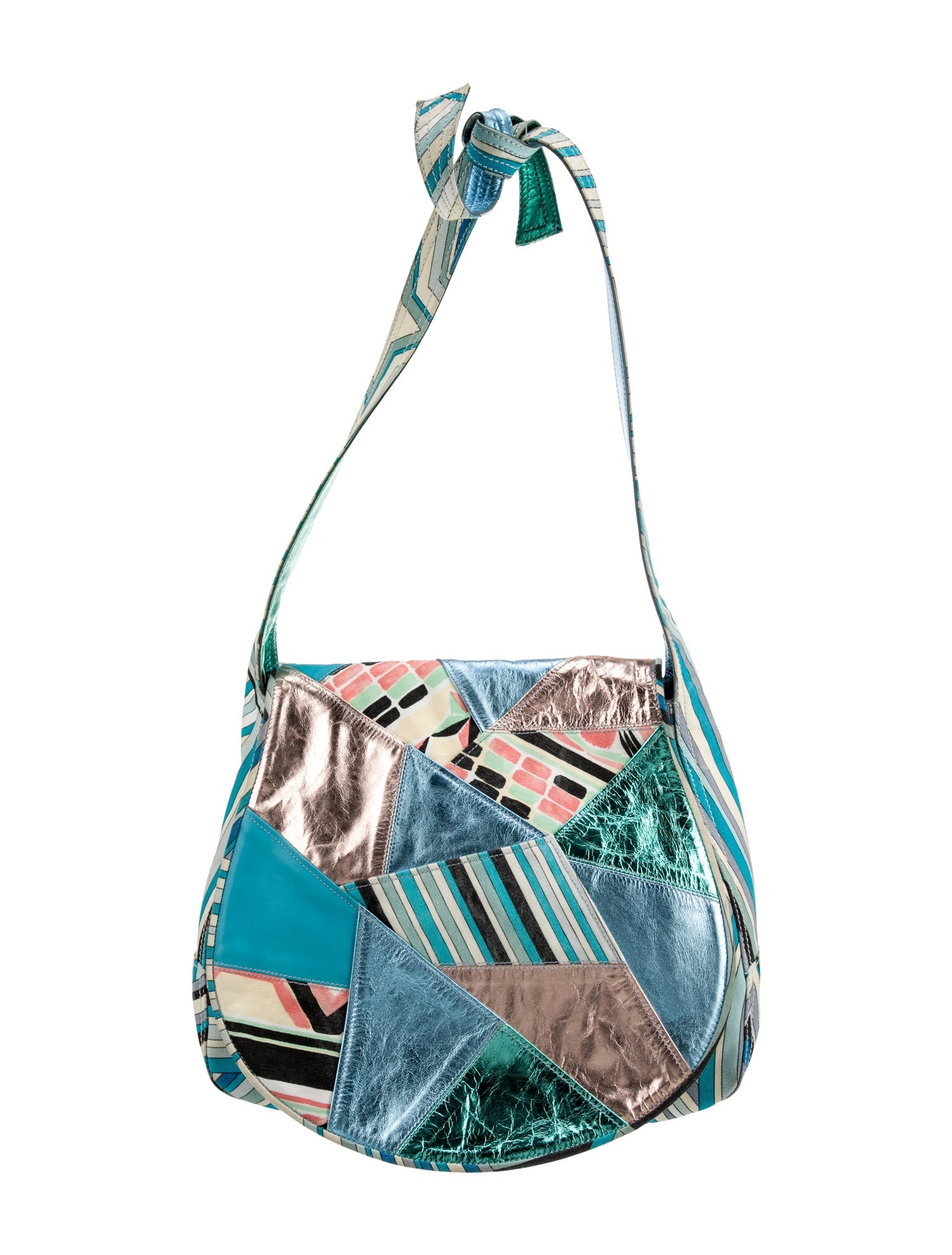 Emilio Pucci Canvas Shoulder Bag