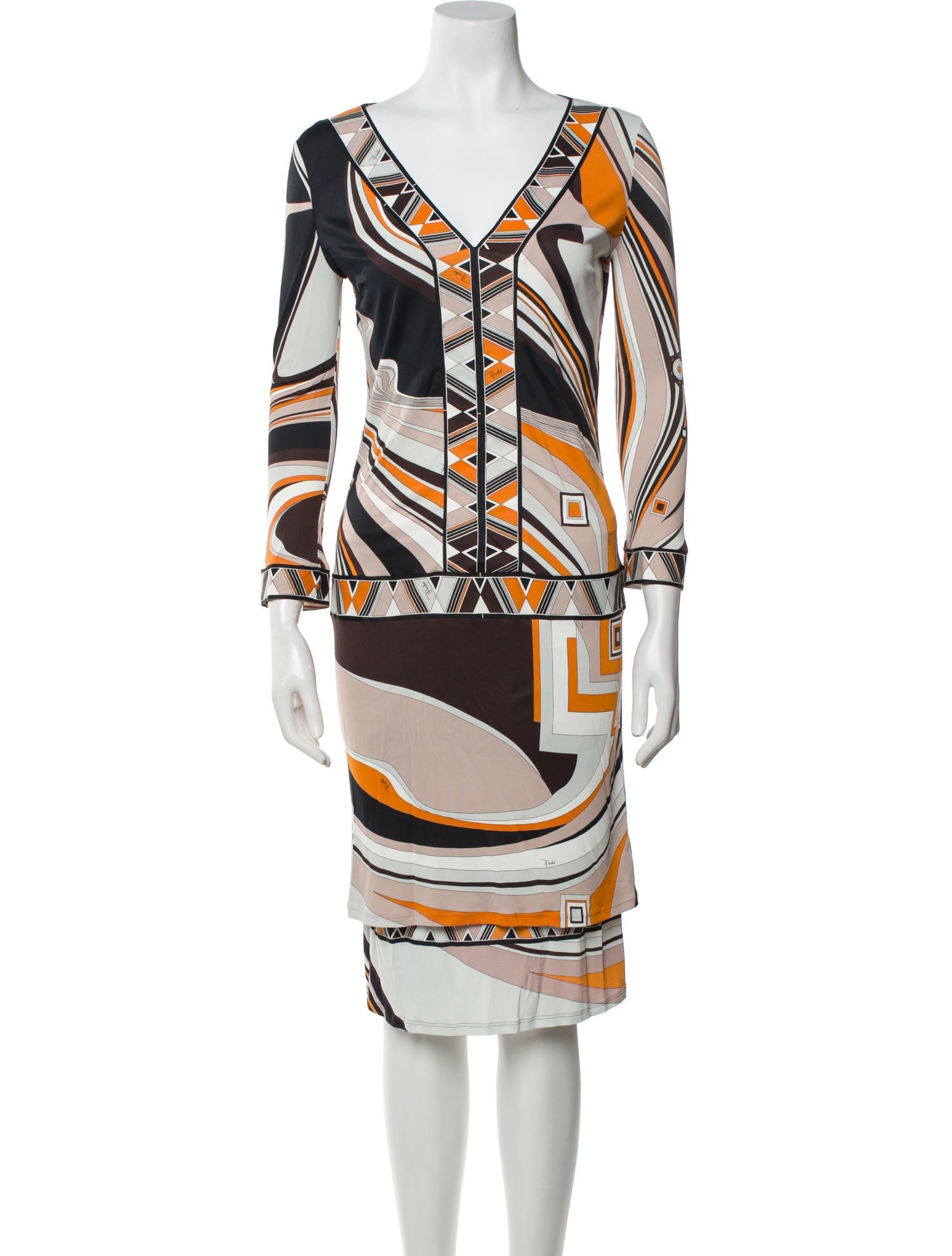 Emilio Pucci Printed Skirt Set