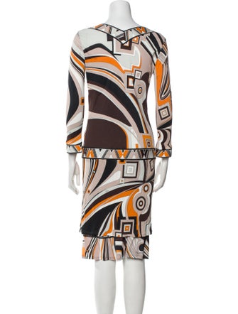 Emilio Pucci Printed Skirt Set