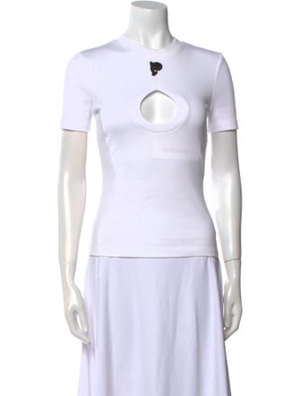 Emilio Pucci Crew Neck Short Sleeve Top