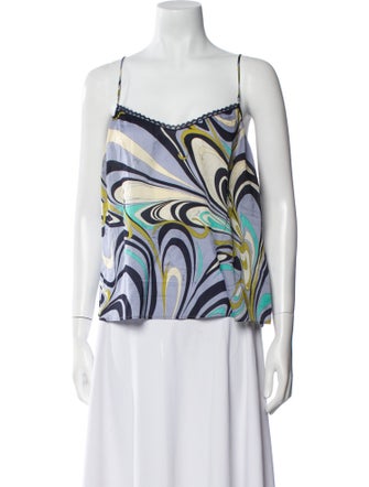 Emilio Pucci Silk Printed Top
