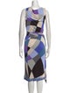 Emilio Pucci Printed Midi Length Dress