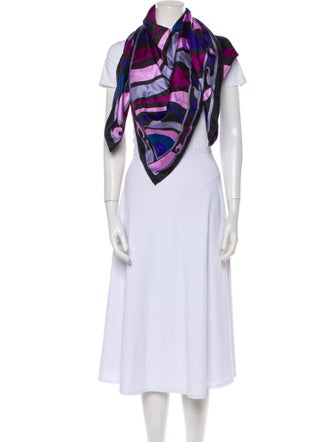 Emilio Pucci Silk Printed Scarf