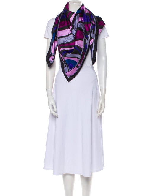 Emilio Pucci Silk Printed Scarf