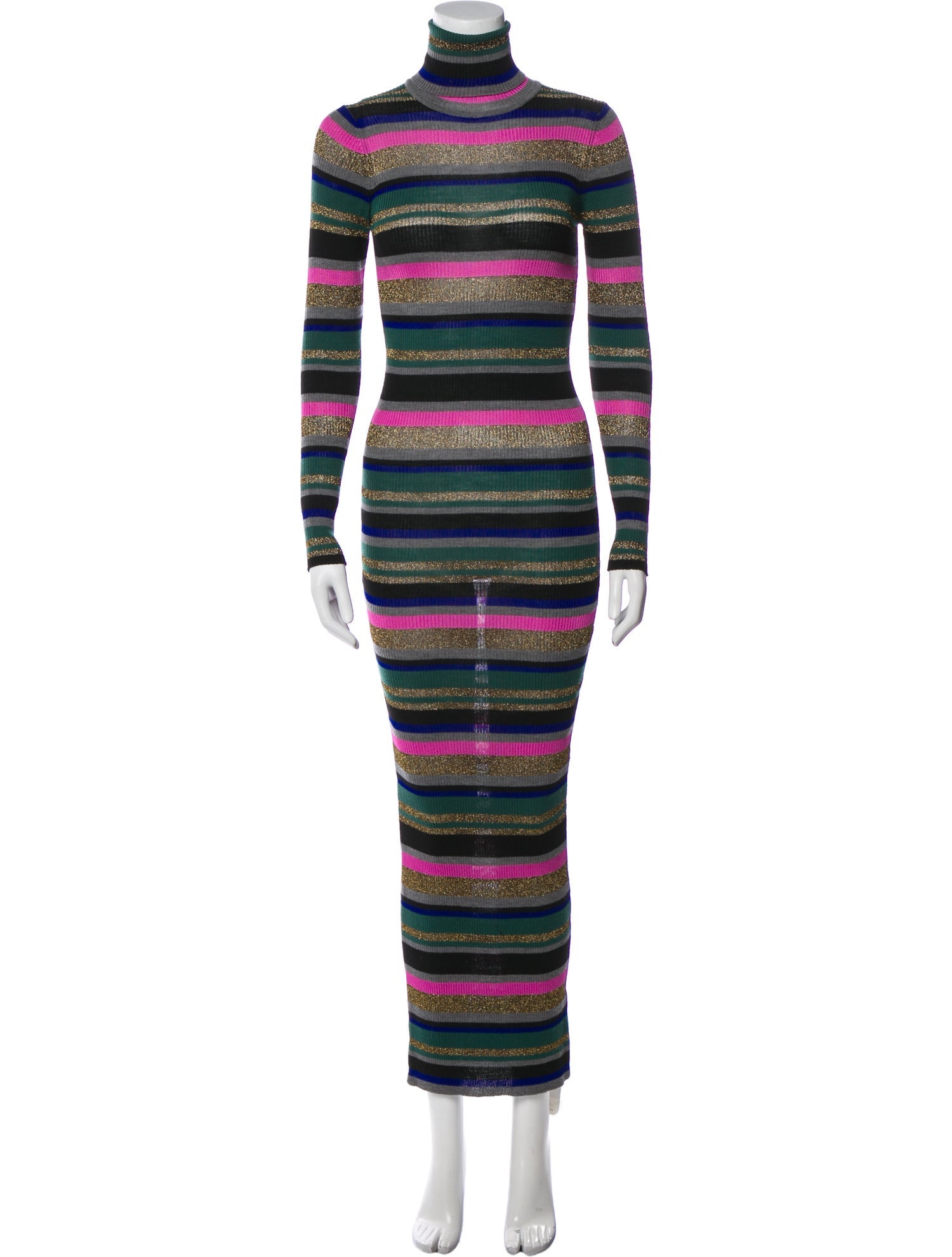 Emilio Pucci Striped Long Dress