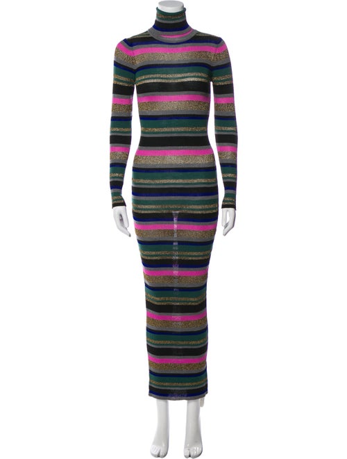 Emilio Pucci Striped Long Dress