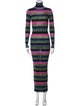 Emilio Pucci Striped Long Dress