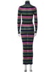 Emilio Pucci Striped Long Dress