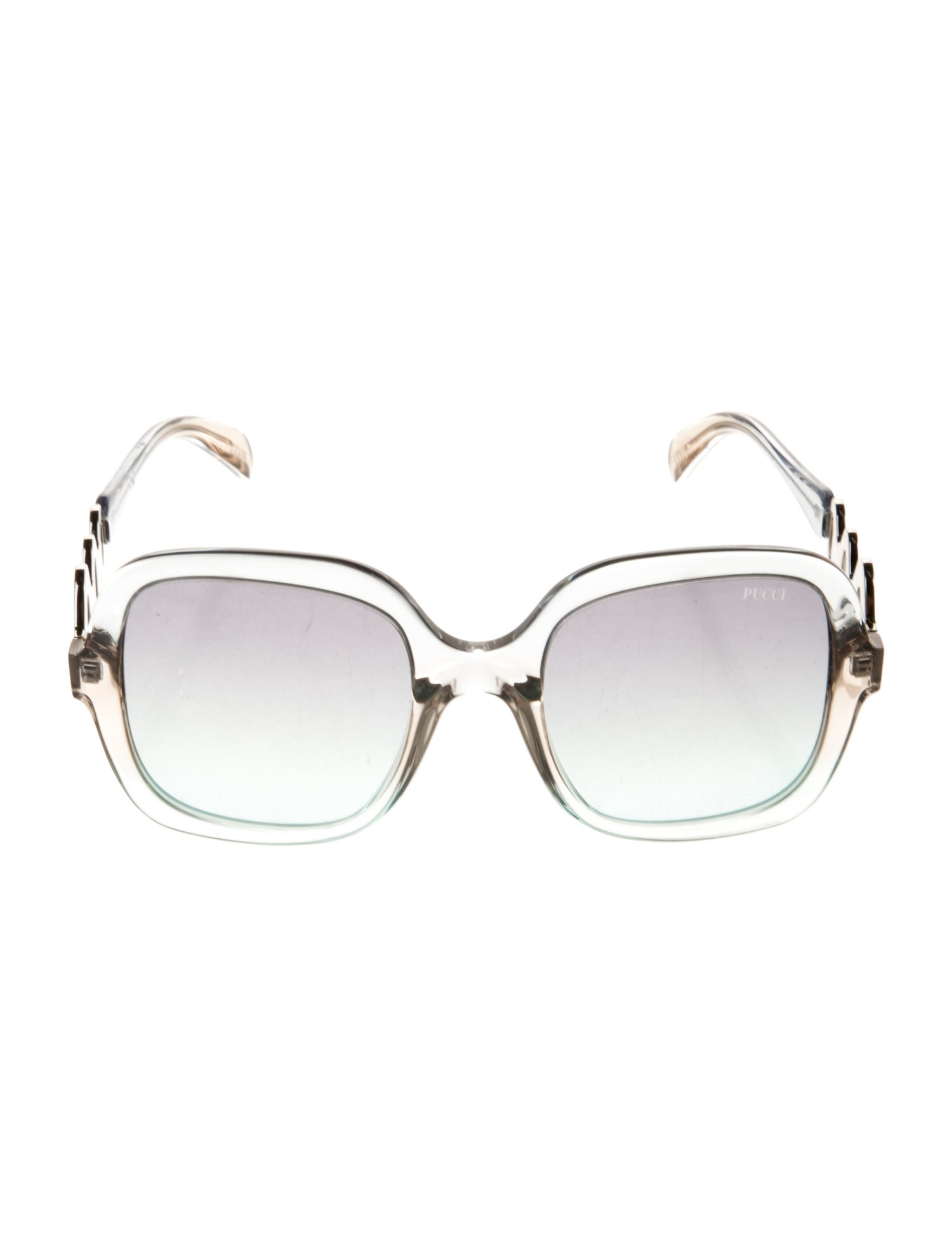 Emilio Pucci Oversize Gradient Sunglasses