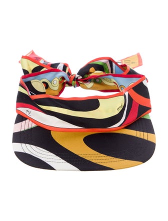 Emilio Pucci Sun Visor Hat