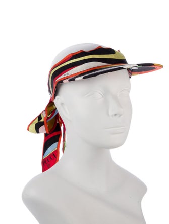 Emilio Pucci Sun Visor Hat