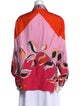 Emilio Pucci Silk Printed Button-Up Top