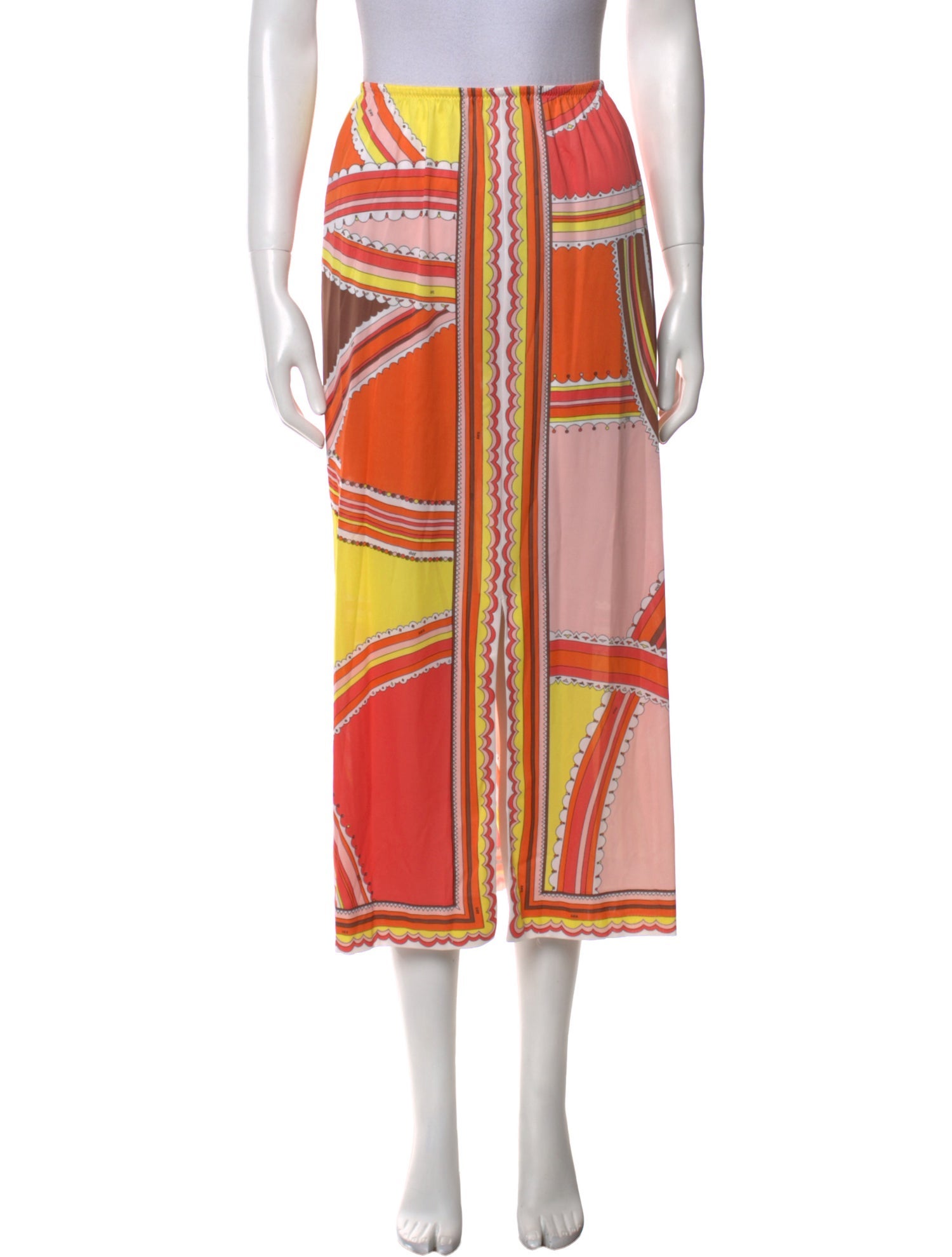 Emilio Pucci Vintage Midi Length Skirt