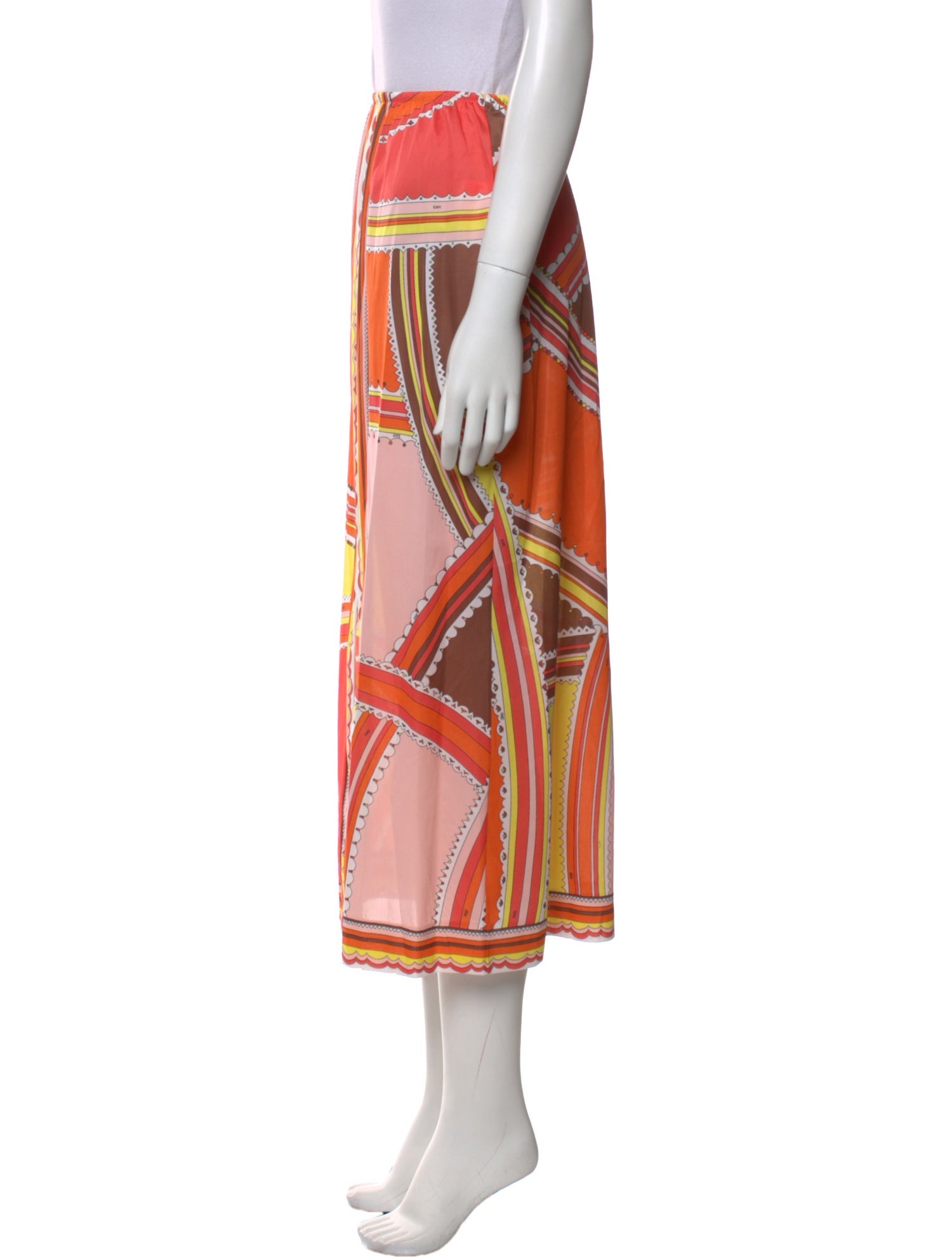 Emilio Pucci Vintage Midi Length Skirt