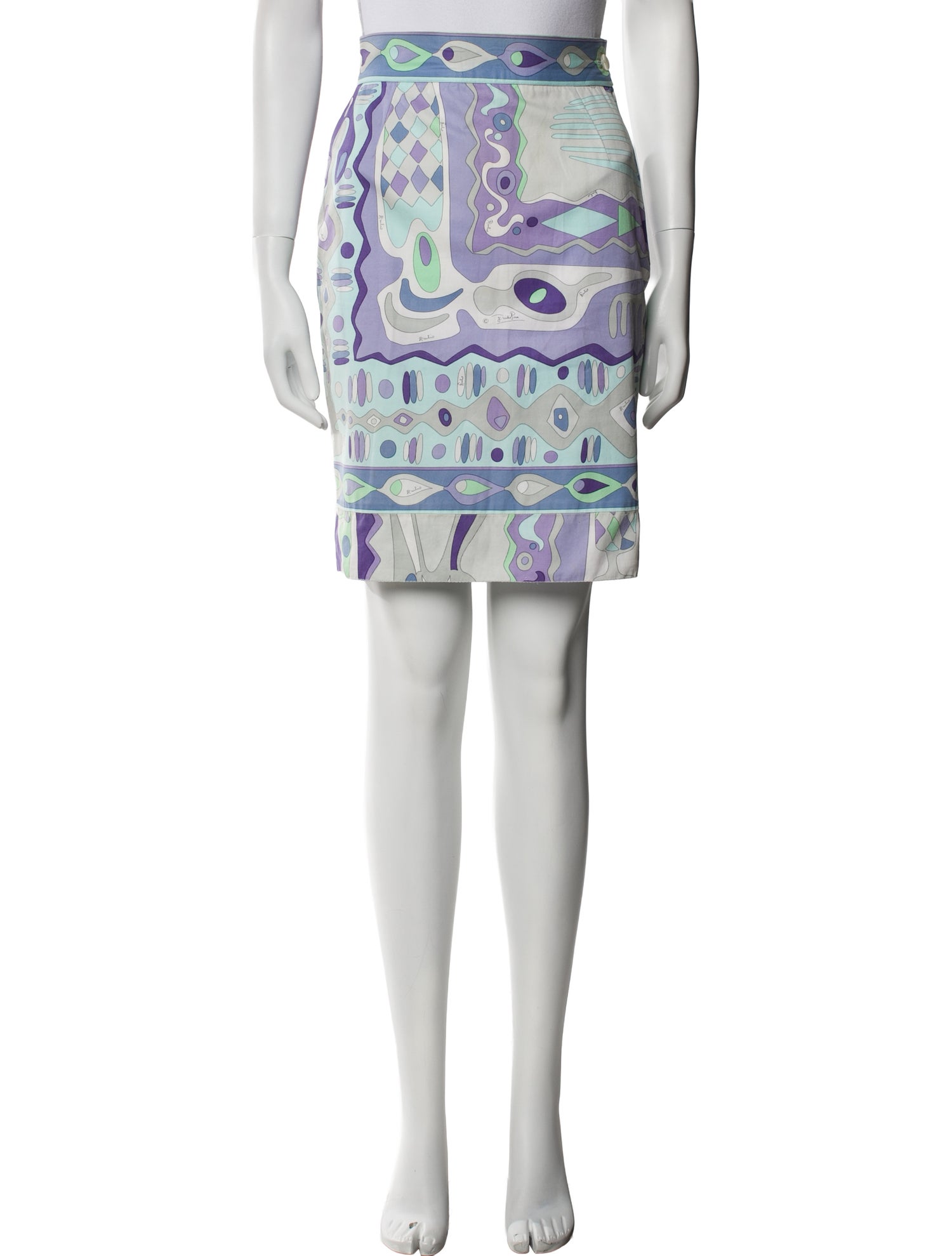 Emilio Pucci Vintage Knee-Length Skirt
