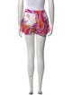 Emilio Pucci Floral Print Mini Shorts