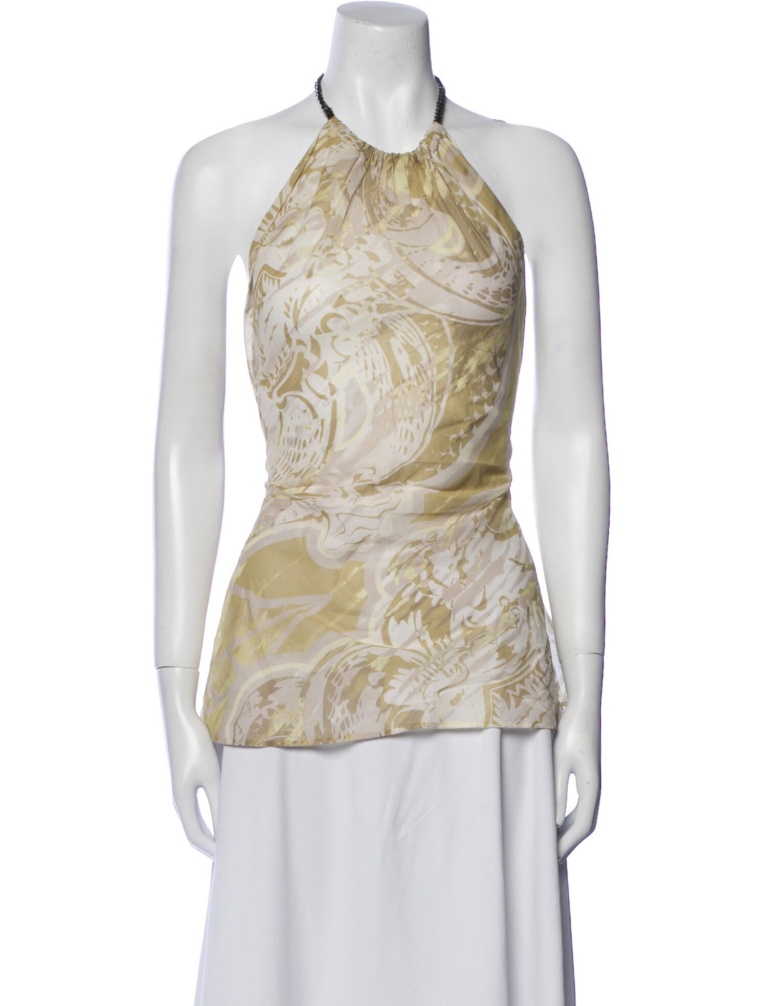 Emilio Pucci Paisley Print Halterneck Top