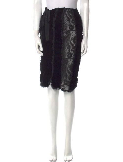 Emilio Pucci Lace Pattern Knee-Length Skirt