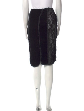 Emilio Pucci Lace Pattern Knee-Length Skirt