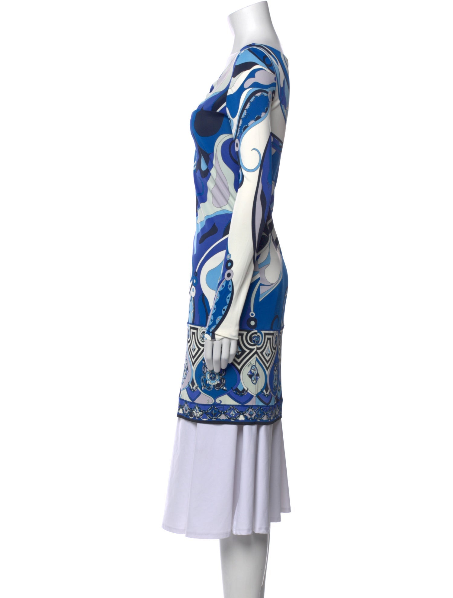 Emilio Pucci Printed V-Neck Tunic