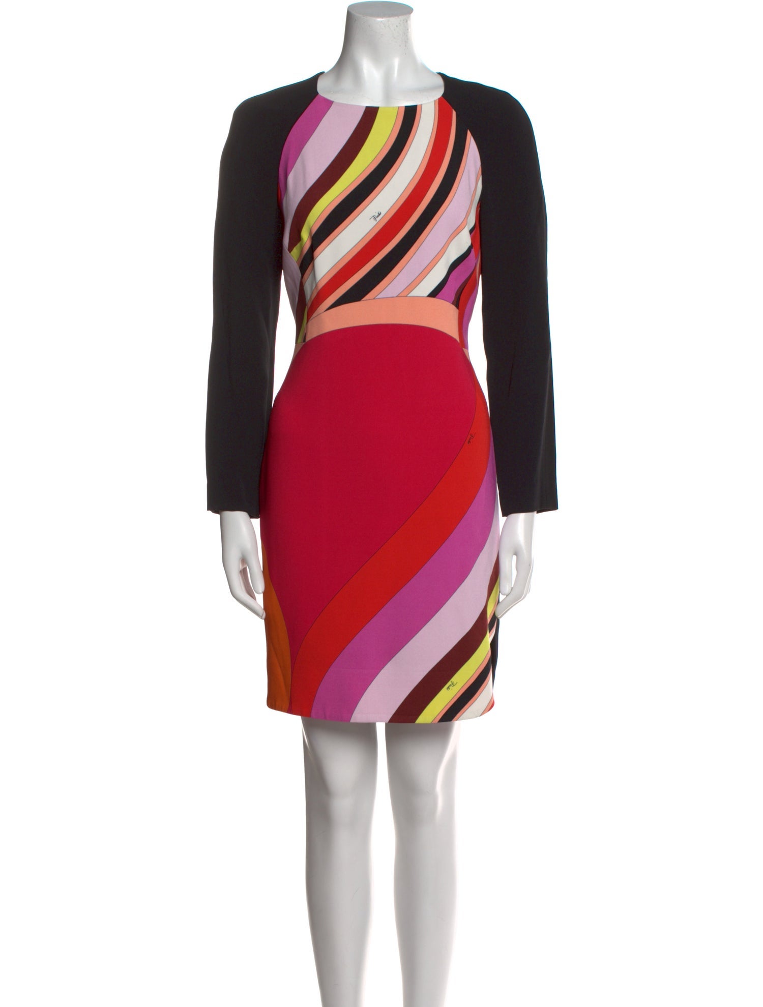 Emilio Pucci Striped Knee-Length Dress