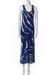 Emilio Pucci Printed Long Dress