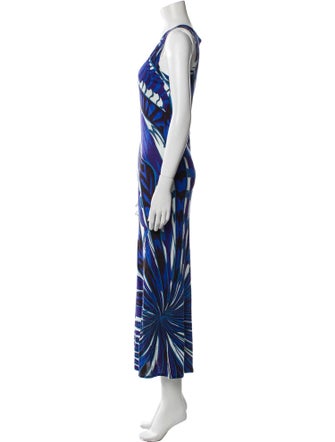 Emilio Pucci Printed Long Dress