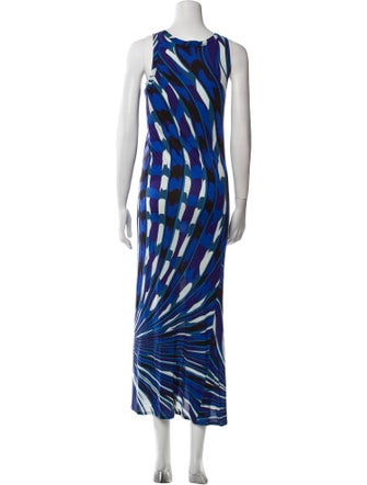 Emilio Pucci Printed Long Dress