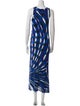 Emilio Pucci Printed Long Dress