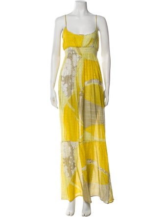 Emilio Pucci Printed Long Dress