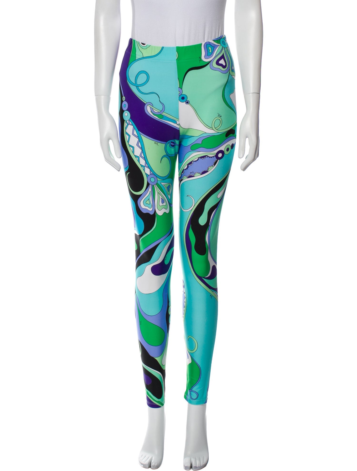 Emilio Pucci Printed Skinny Leg Pants