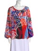 Emilio Pucci Silk Printed Blouse