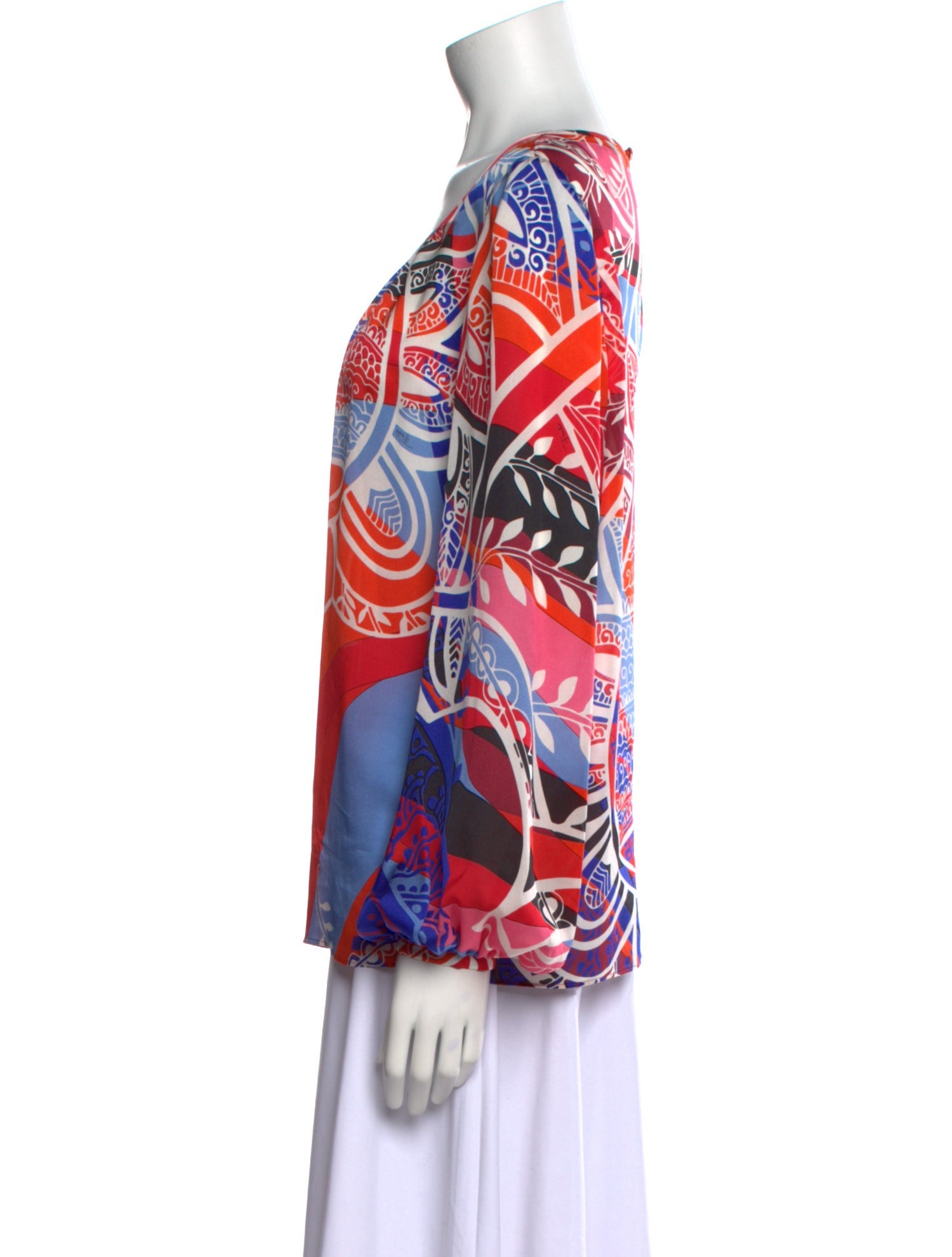 Emilio Pucci Silk Printed Blouse