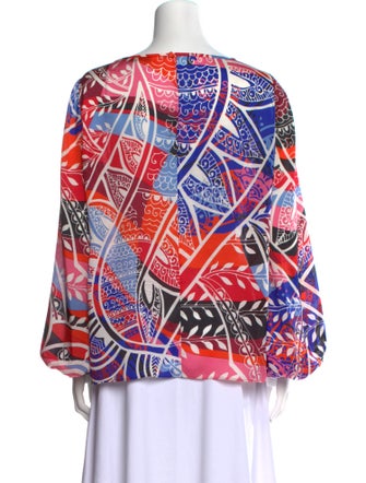 Emilio Pucci Silk Printed Blouse