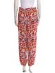 Emilio Pucci Silk Straight Leg Pants