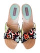 Emilio Pucci Canvas Printed Slides