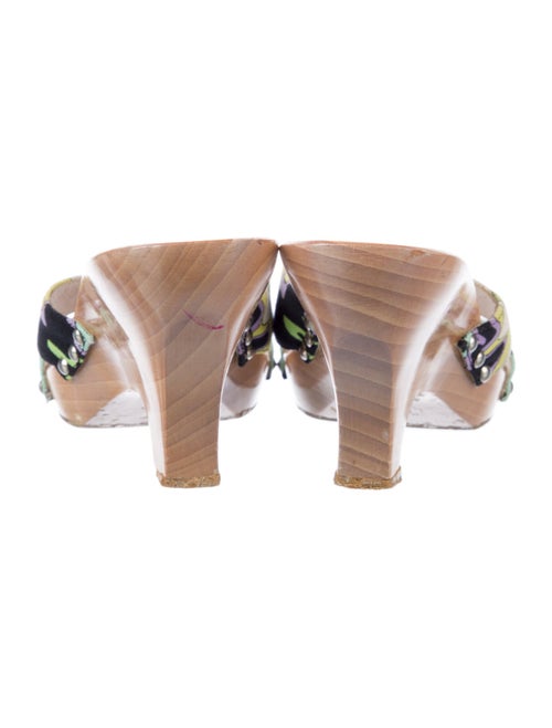 Emilio Pucci Canvas Printed Slides
