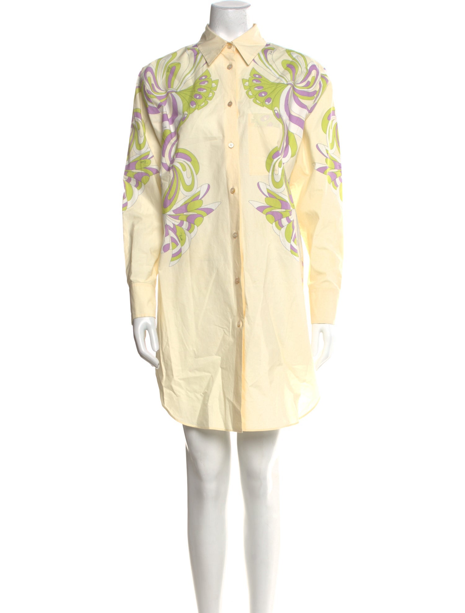 Emilio Pucci Printed Midi Length Dress