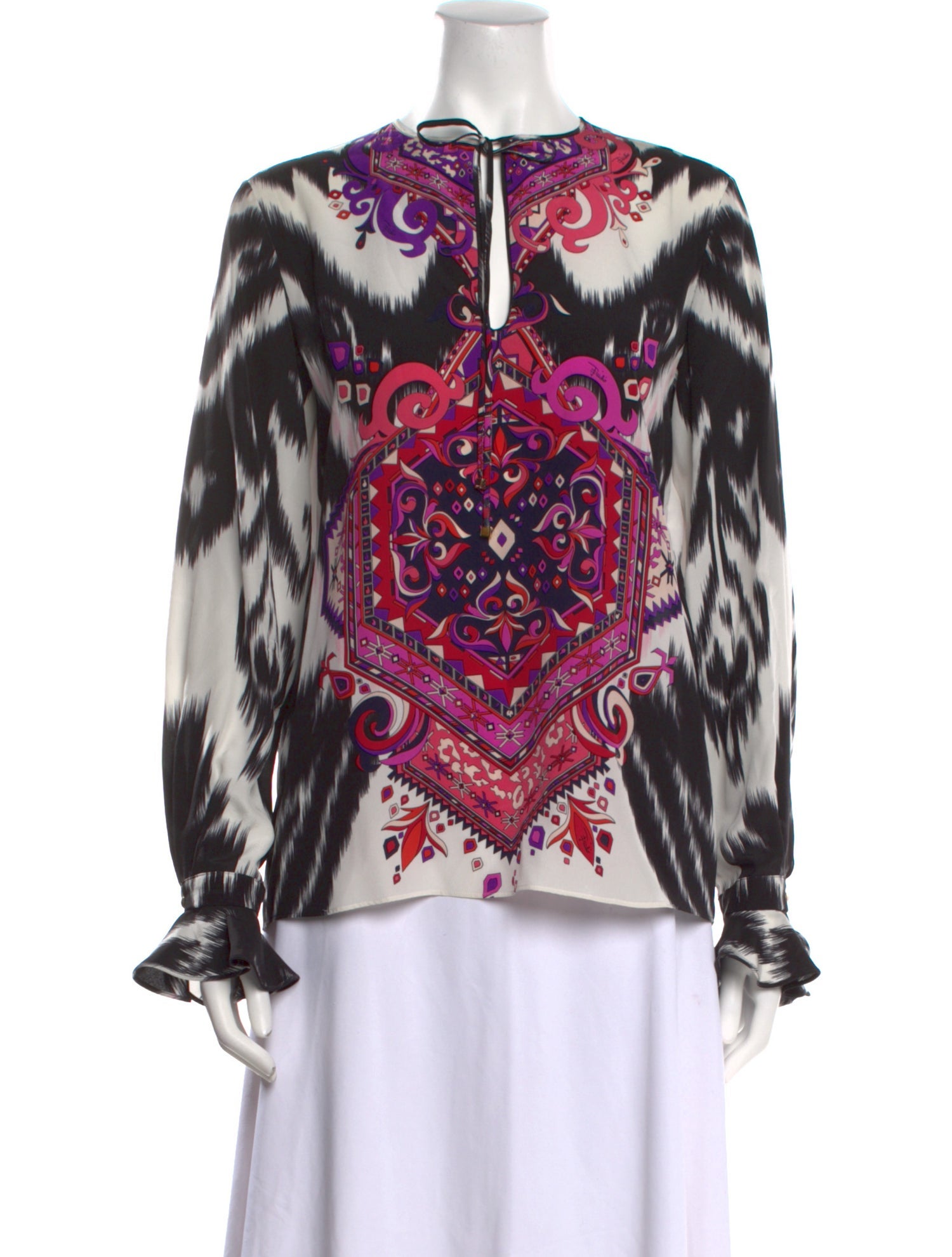 Emilio Pucci Silk Printed Blouse