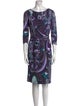 Emilio Pucci Printed Knee-Length Dress