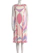 Emilio Pucci Printed Knee-Length Dress