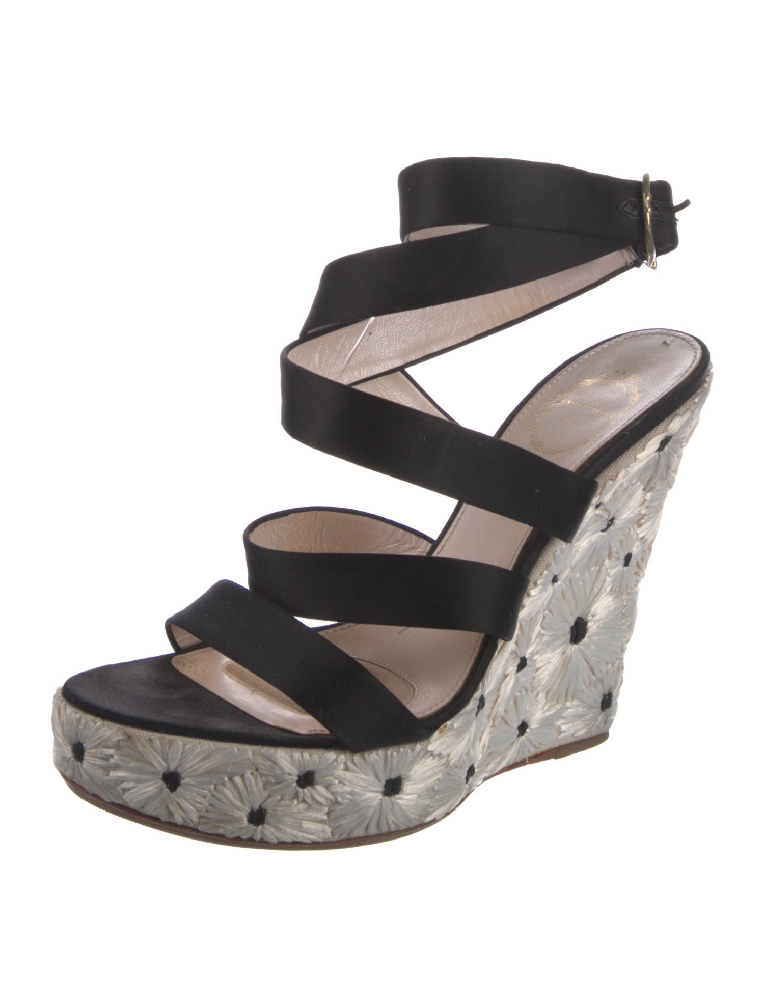 Emilio Pucci Leather Espadrilles