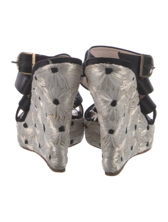 Emilio Pucci Leather Espadrilles