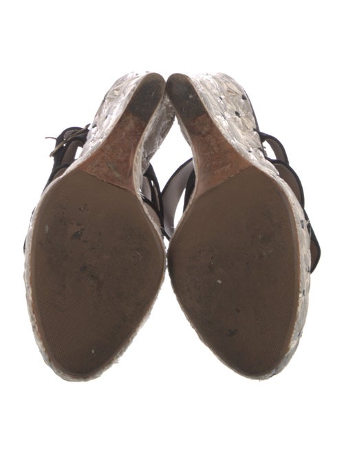 Emilio Pucci Leather Espadrilles