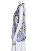Emilio Pucci Silk Printed Button-Up Top