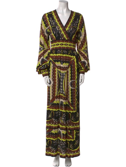 Emilio Pucci Printed Long Dress