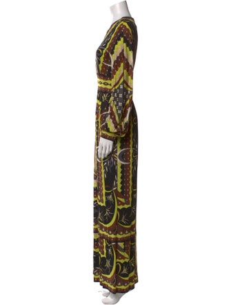Emilio Pucci Printed Long Dress