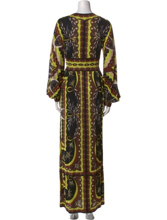 Emilio Pucci Printed Long Dress